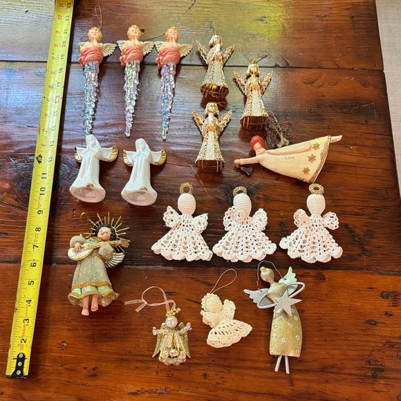 Other - Assorted Angel Christmas Ornaments - 16 total